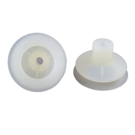 Fipa Bellows vacuum cup diam. 75 mm, Silicone transparent 55 DegreesShore 23.075.151.2